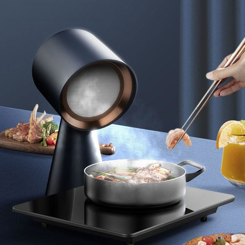 Portable Desktop Exhaust Hood – Mini BBQ & Hot Pot Smoke Extractor for Home & Travel