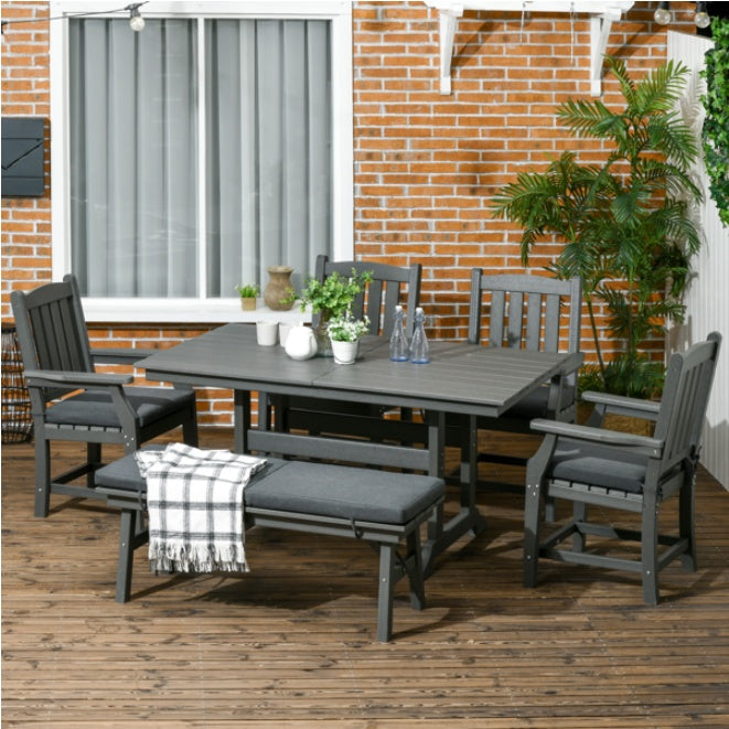 Outdoor Patio Furniture Set Modern Rattan Sectional Sofa and Table Garden Seating Set for Backyard Balcony