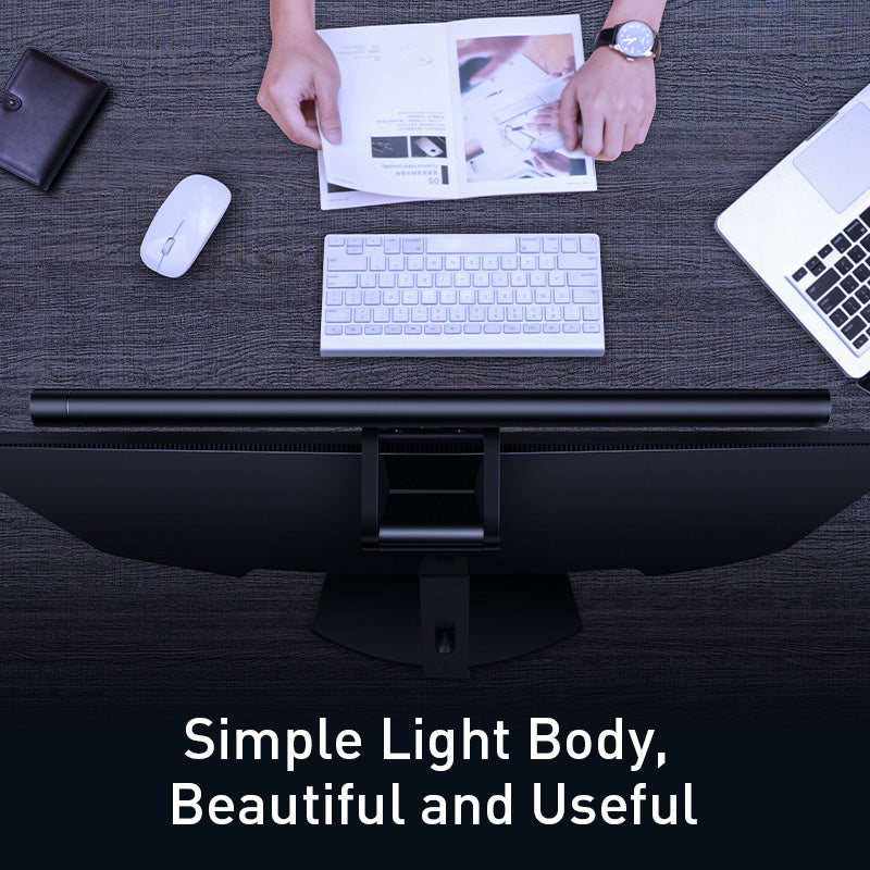 USB Electrodeless Dimming Screen Hanging Lamp Adjustable LED Pendant Light for Desk and Room Lighting