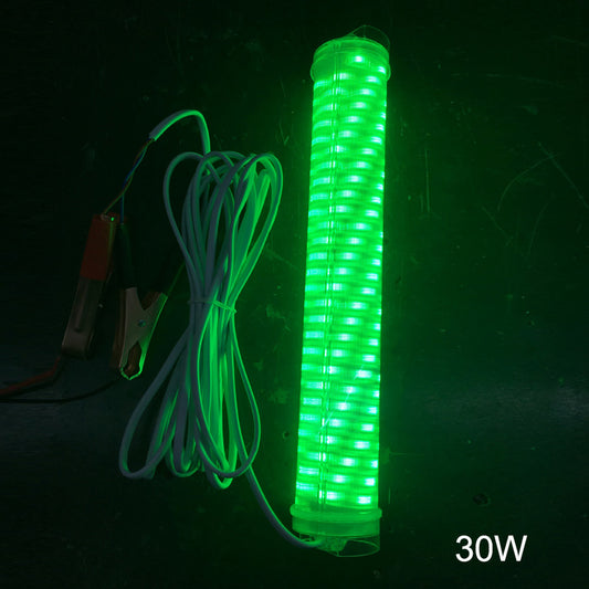 LED Underwater Fish Collecting Lamp Fishing Light Night Fishing Lure Submersible Waterproof Lamp