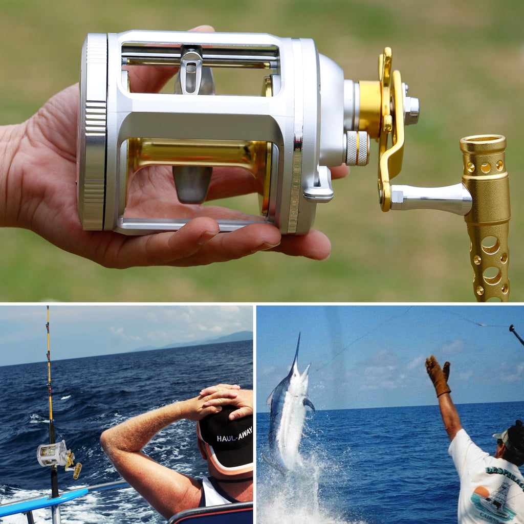 Metal Sea Fishing Reel – Durable Drum Spool for Saltwater Fishing