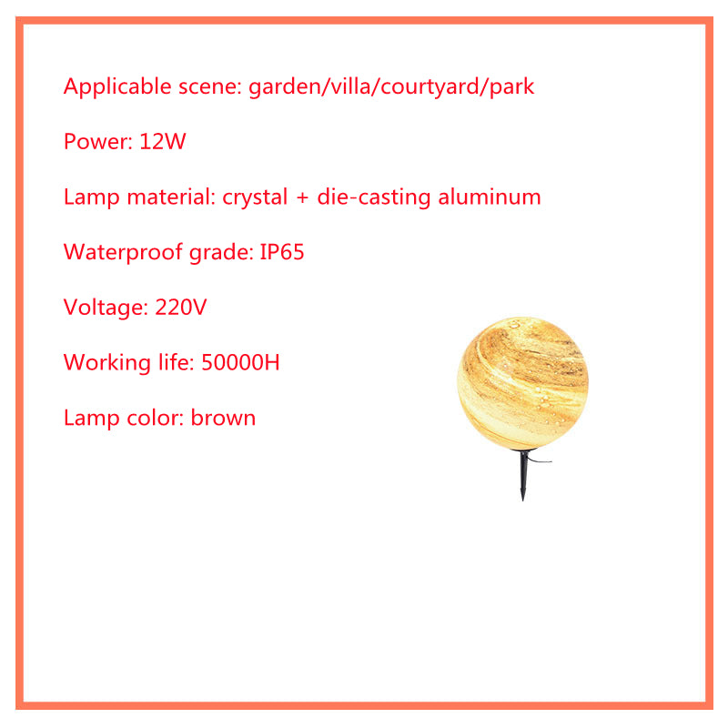Solar Lawn Outdoor Waterproof Garden Ground Lamp Villa Landscape LED Grass Light Yard Pathway Lighting