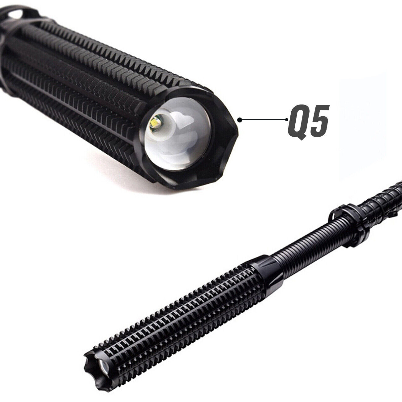 Super Bright LED Flashlight 3 Mode Zoom Tactical Torch for Camping Security and Outdoor Emergency Use