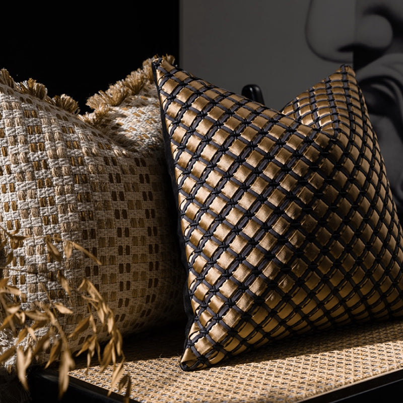 Woven Throw Pillows Sofa Living Room Decorative Cushion Covers Boho Home Decor