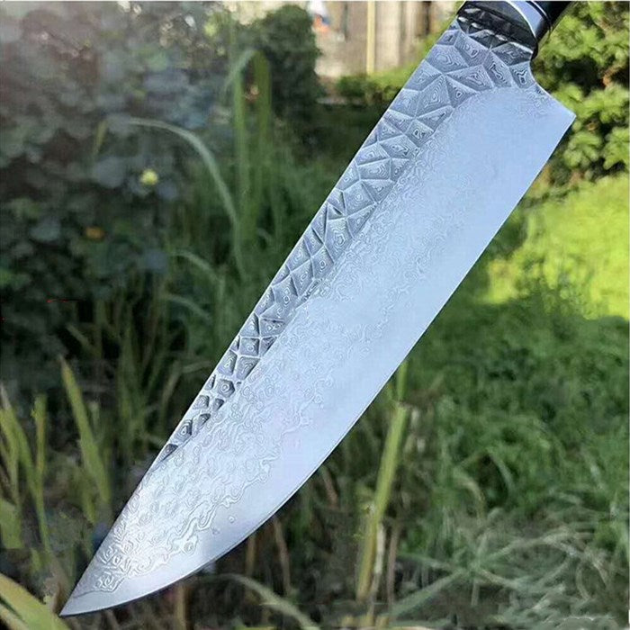 Chef Knife Meat Chopper Kitchen Cutting Knife for Professional Cooking and Home Food Preparation