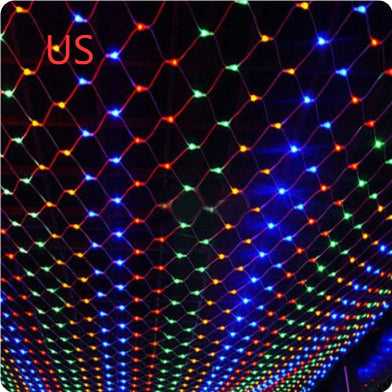 Christmas LED String Lights Outdoor Waterproof Fishnet Fairy Lights Star Pattern Holiday Wedding Decorative Lighting