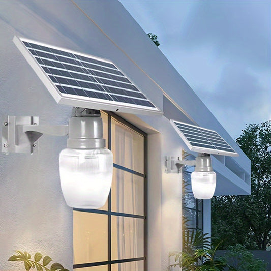Smart Solar Light Automatic On/Off Dusk to Dawn Sensor Outdoor Waterproof Energy Saving Lamp