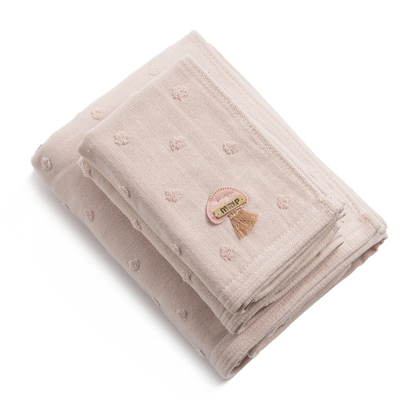 Home Daily Use Cotton Towel Square Gift Set Soft Absorbent Bathroom Face Hand Towels for Household Use