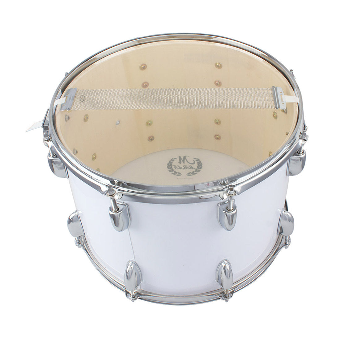 Mebet 14 Inch Stainless Steel Adjustable Snare Drum Professional Practice Drum Kit