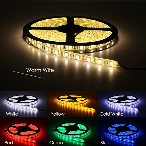 LED Light Strip – 60 Beads Epoxy Waterproof Flexible Highlight Soft Strip Lighting