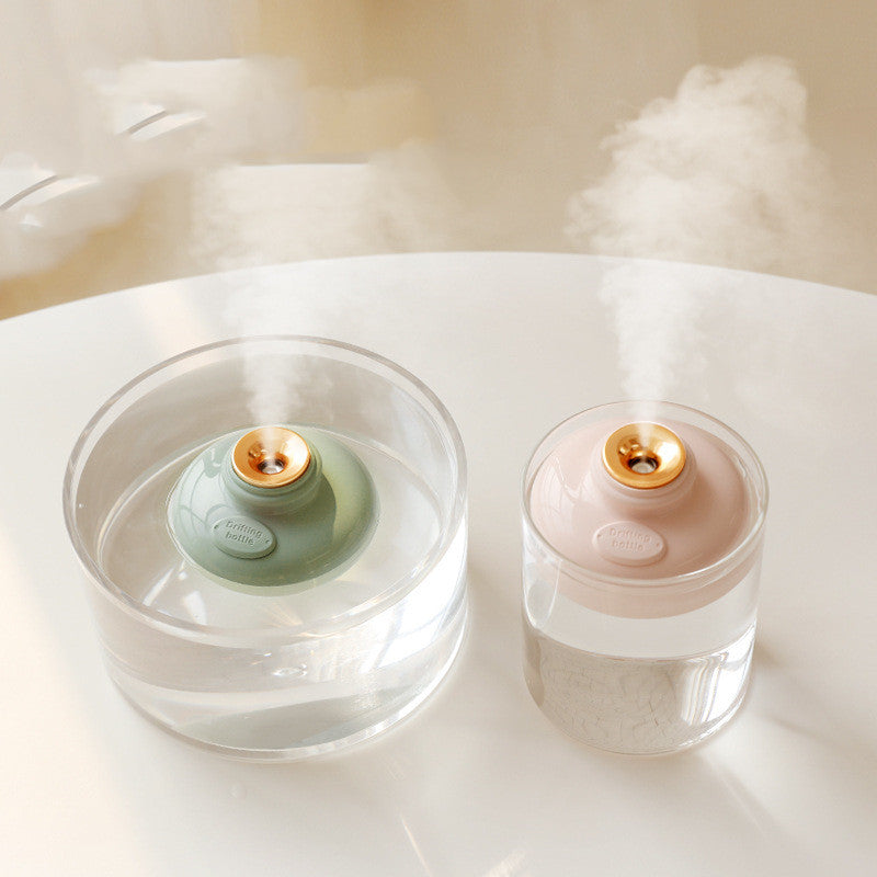 Drift Bottle Humidifier Ultrasonic Mist Aroma Air Diffuser Decorative Mini Humidifier for Home and Office