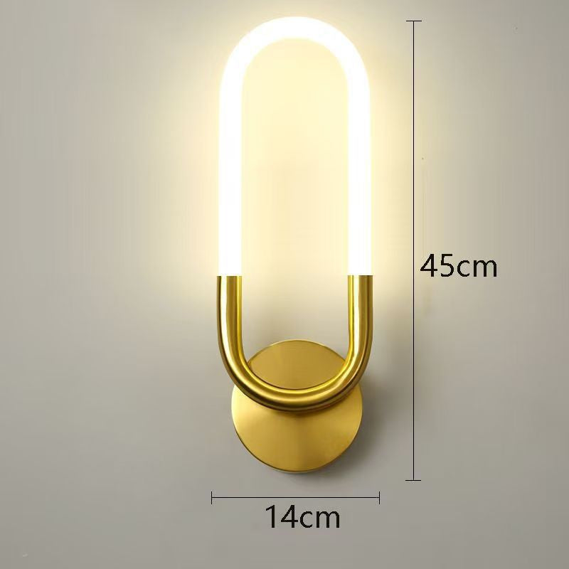 Bedroom Background Wall Lamp – Staircase Art Lighting for Modern Home Decor