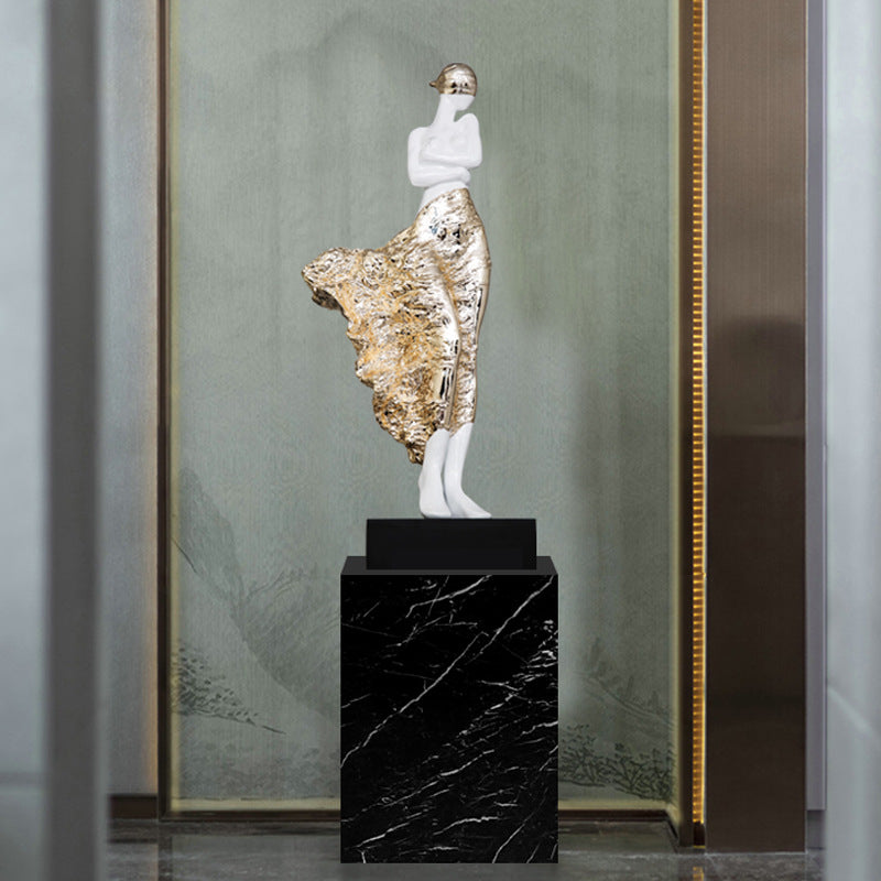 Light Luxury Beauty Figurine Sculptured Ornaments Modern Decorative Statue Home Living Room Decor