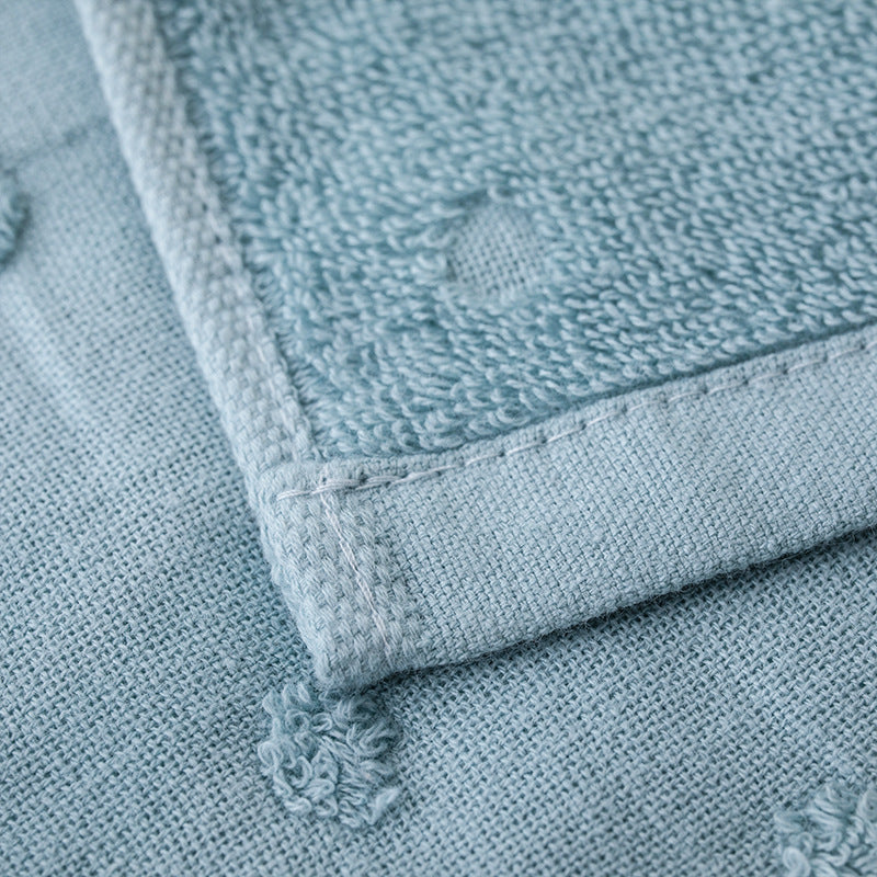 Home Daily Use Cotton Towel Square Gift Set Soft Absorbent Bathroom Face Hand Towels for Household Use