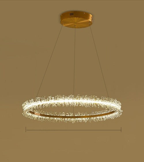 Modern Crystal Chandelier – Living Room Gold Electroplated Creative Light