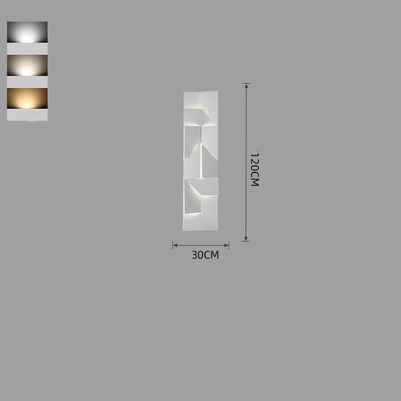 Creative Nordic Art Wall Lamp Living Room Background Decorative LED Wall Light for Modern Home Interior Design