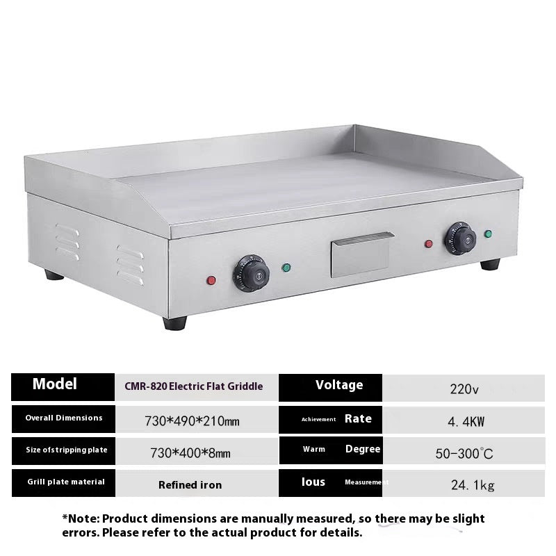Electric Teppanyaki Griddle – Electric Heating Braising & Flat Top Cooking Grill
