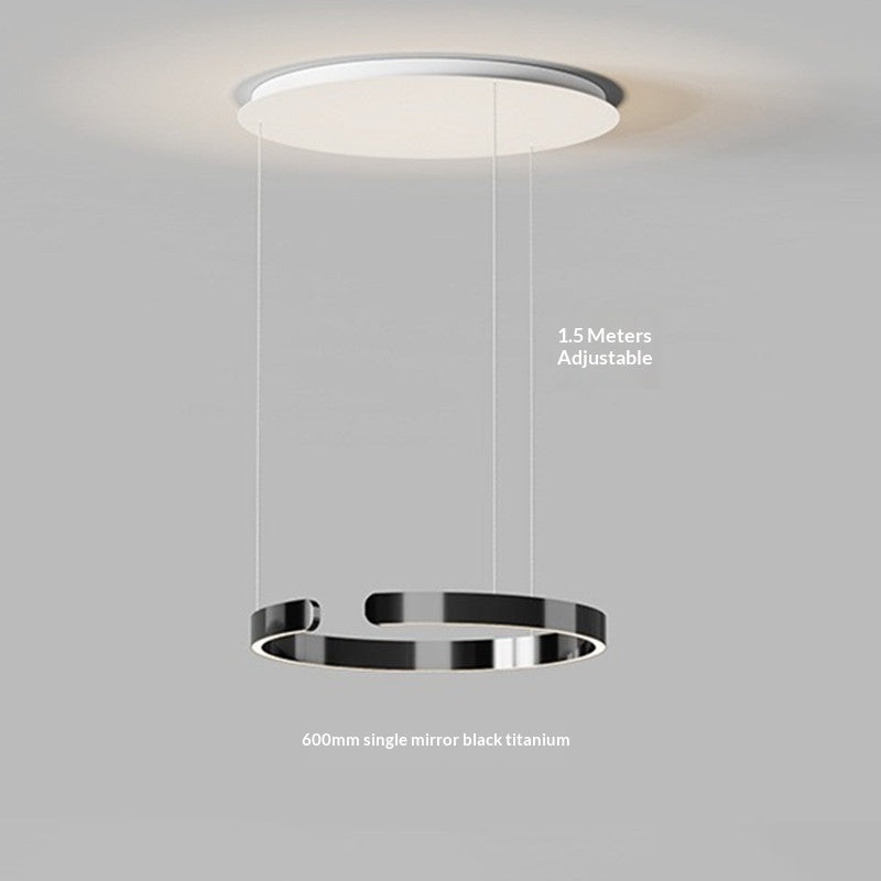 LED Full-Spectrum Chandelier – Modern Light Luxury Dining Room Lamp