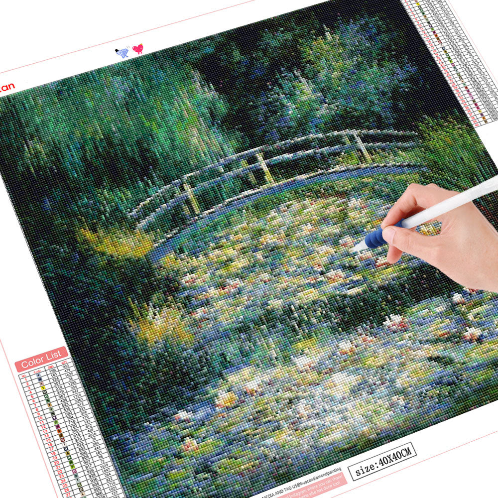 Simple Landscape Diamond Painting Cross Stitch 5D DIY Full Drill Wall Art Home Decor Kit