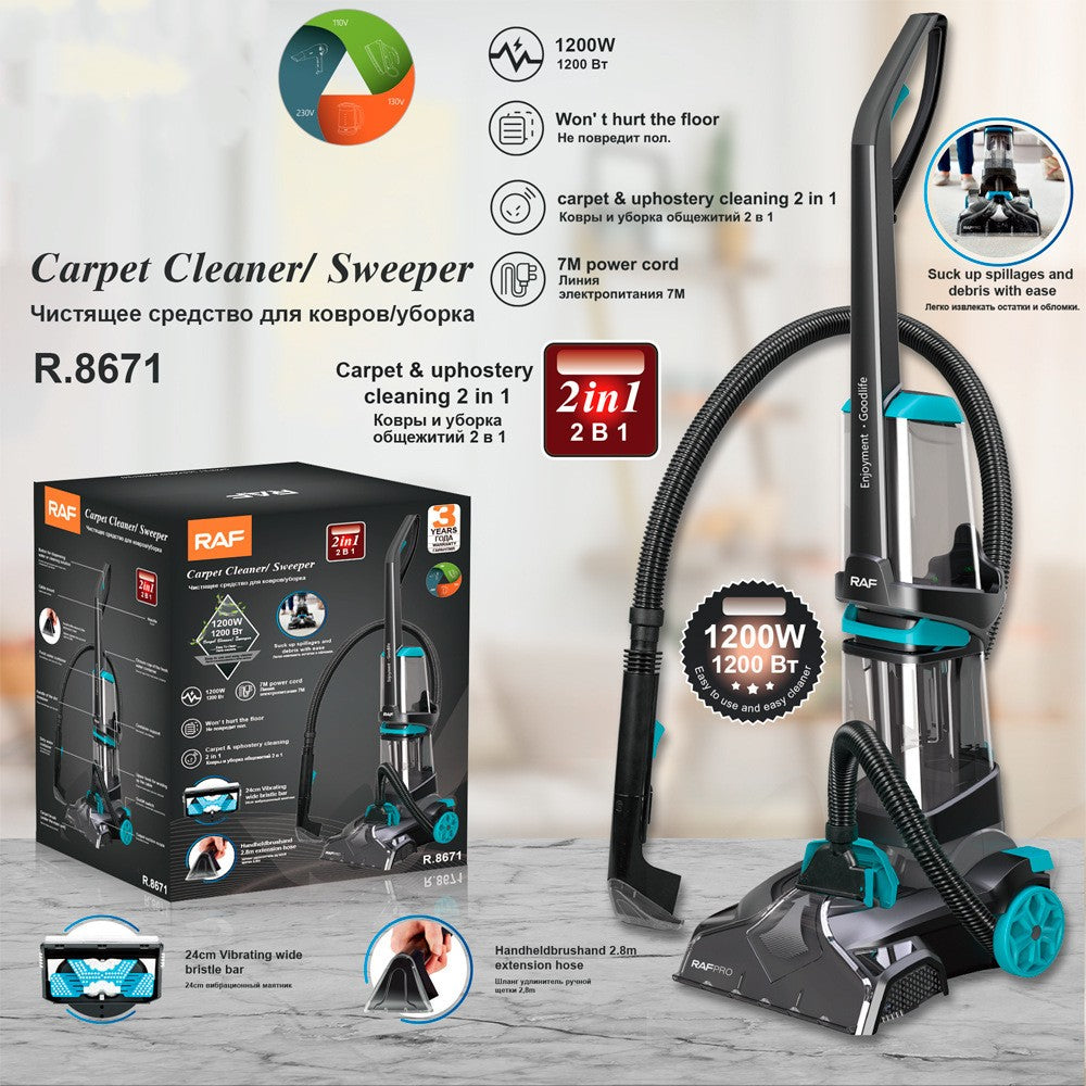 Household 2-in-1 Mopping and Washing Multi-Function Sweeper Floor Cleaning Machine for Home Use