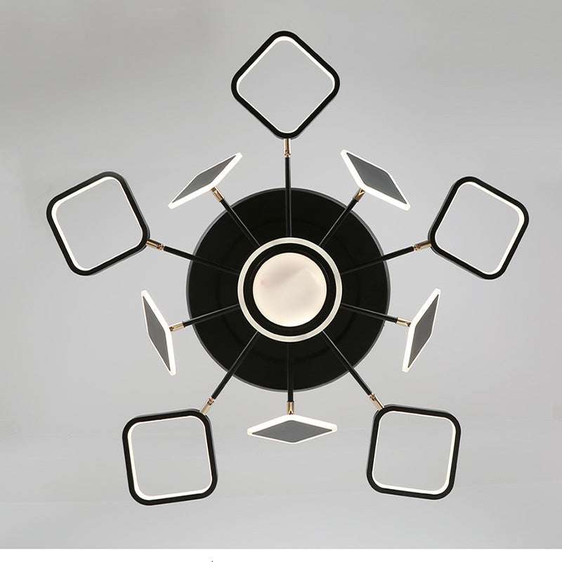 Nordic Ceiling Fan with LED Light – Remote Control Modern Ceiling Fan