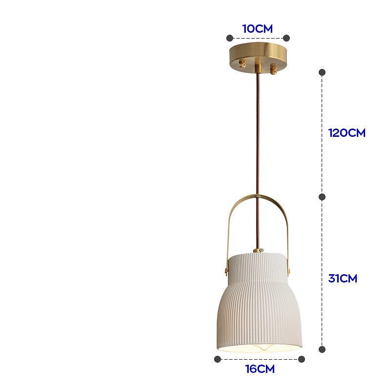 Nordic Japanese Porcelain Chandelier – Simple Creative Light-Transmitting Ceiling Lamp