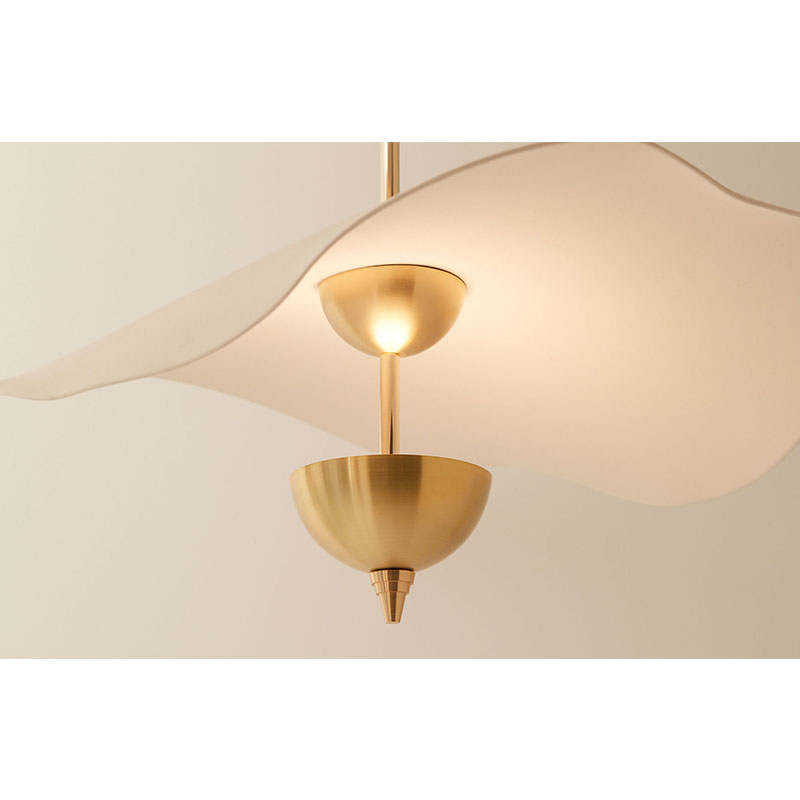 Acrylic Lotus Leaf Chandelier Window Hanging Pendant Light for Home Decor and Living Room Lighting