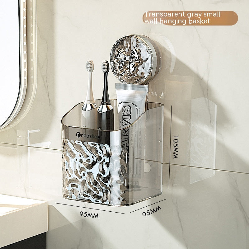 Wall-Mounted Bathroom Storage Box – Tissue, Shaver & Cloth Organizer Rack for Bathroom