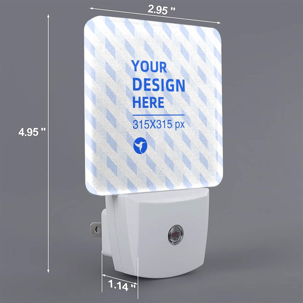 2-Pack Intelligent Sensor Night Lights LED Motion Sensor Lamp Auto On/Off Night Light for Bedroom Hallway
