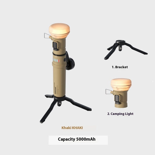 Outdoor Camping Atmosphere Lamp – Rechargeable LED Light for Wild Camping & Adventure