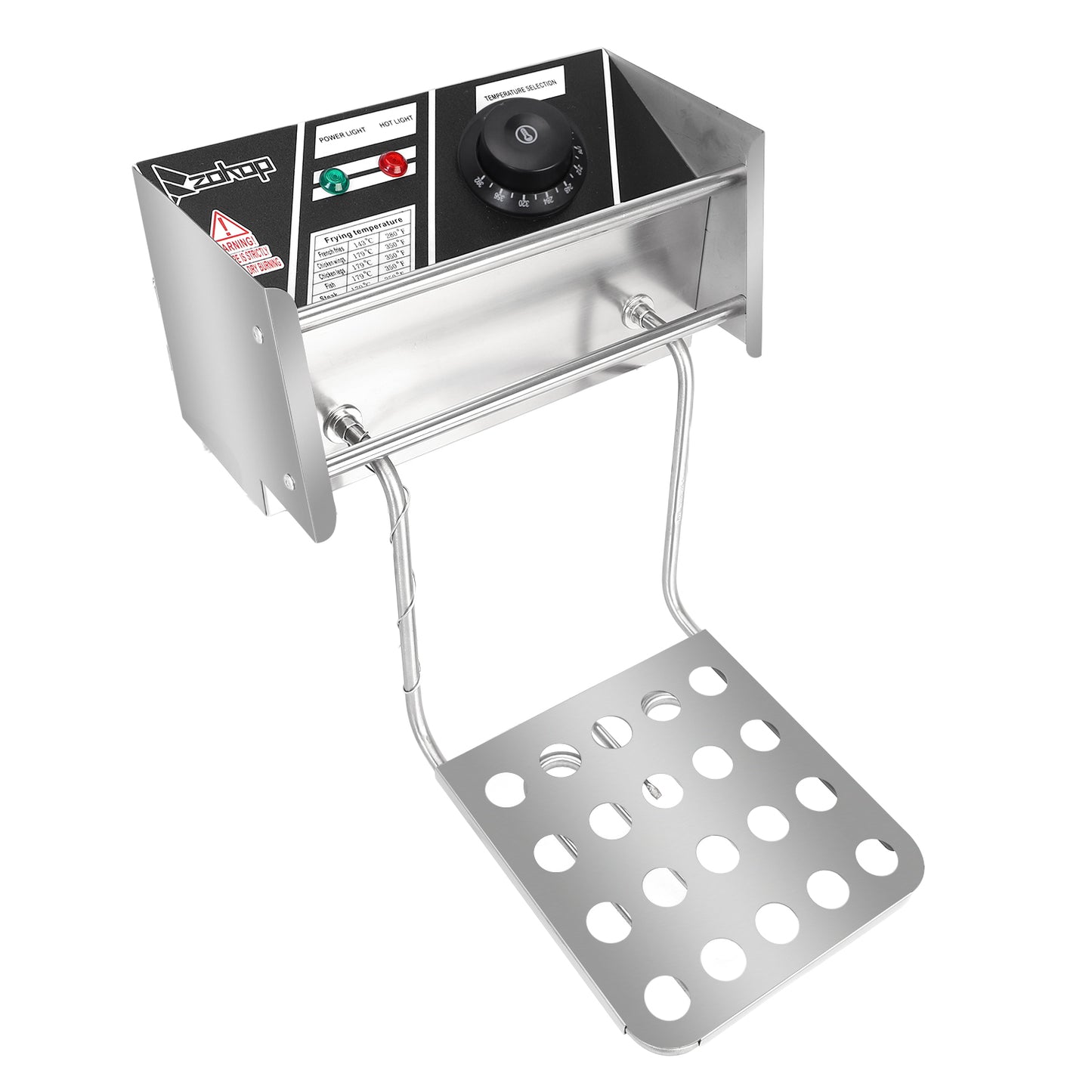 Electric Deep Fryer – Stainless Steel Single Tank Commercial Kitchen Frying Machine