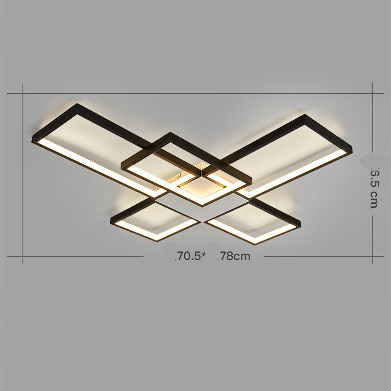 Warm LED Ceiling Lamp Simple Modern Bedroom Light for Household Living Room Home Decor