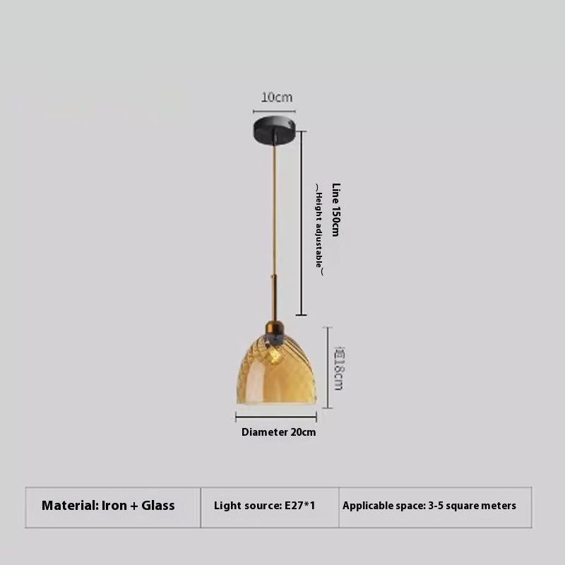 Trendy Glass Chandelier – Modern Ceiling Light for Living Room & Bedroom