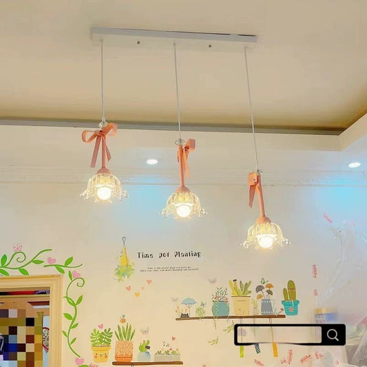 Bow-Shaped Small Pendant Lamp – Modern Restaurant & Dining Lighting
