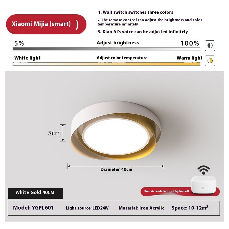Modern Luxury Bedroom Ceiling Light Simple LED Ceiling Lamp for Living Room and Home Decor