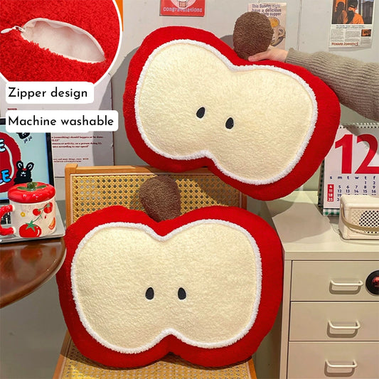 Fruit Shaped Pillows Cute Cartoon Seat Cushion Lumbar Waist Support Stuffed Plush Kids Home Decor