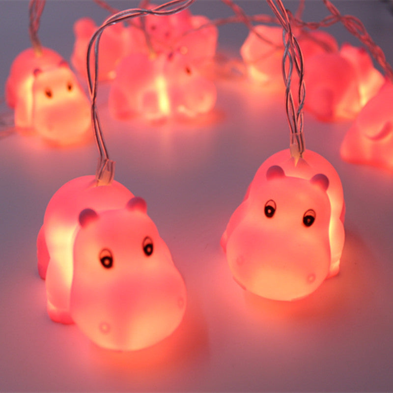 Vinyl Animal LED Light String – Decorative Fairy Lights for Bedroom & Party