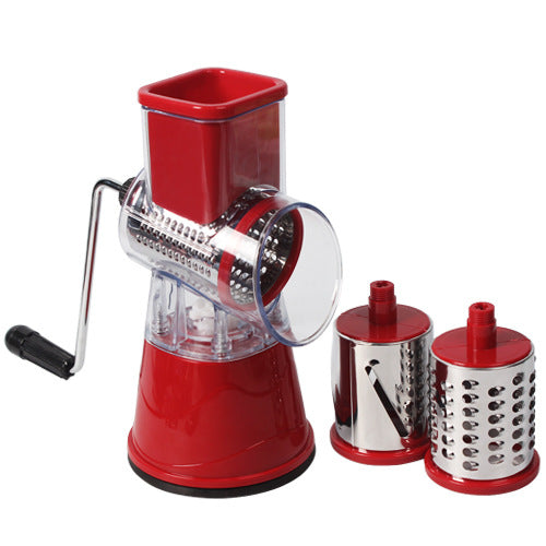 Multi Function Manual Drum Cutter Stainless Steel Vegetable Grater Slicer Kitchen Tool