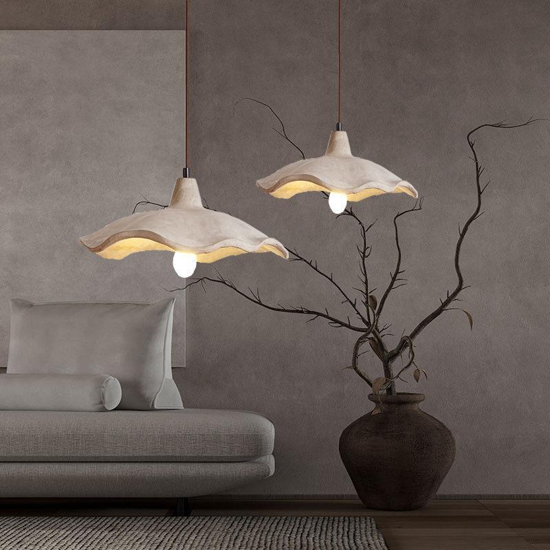 Japanese Style Chandelier for Bedroom Dining Room Bar Counter Minimalist Pendant Light