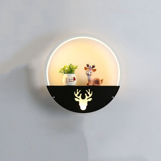 Modern Minimalist LED Bedside Wall Light Creative Bedroom Decorative Lamp