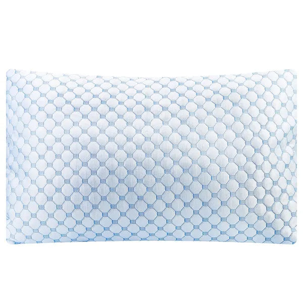 Cooling Memory Foam Bed Pillow Gel Infused Ventilated Breathable Heat Reducing Sleep Pillow Machine Washable
