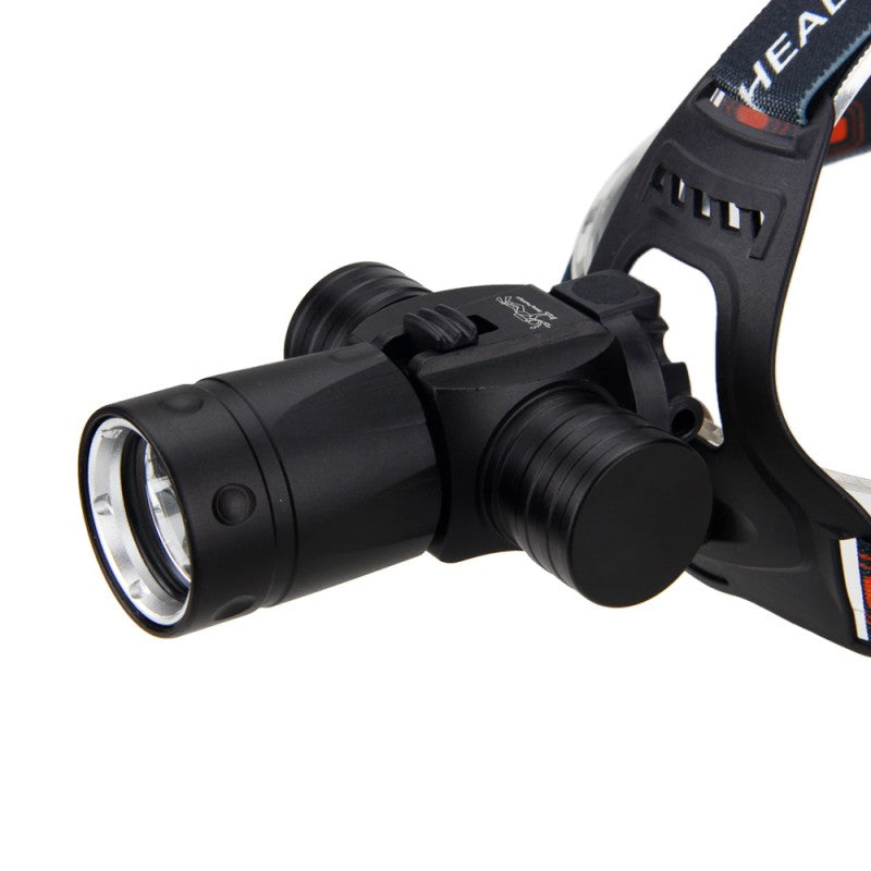 Rechargeable Diving Headlight Head-Mounted Underwater Strong Light LED Waterproof Dive Headlamp