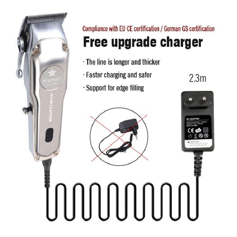 Household Noise Reduction Hair Clipper Quiet Electric Hair Trimmer Cordless Low Noise Grooming Tool for Home Use