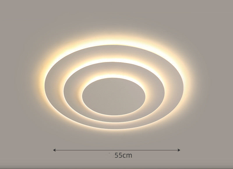 Simple LED Ceiling Lamp for Atmospheric Living Room Lighting
