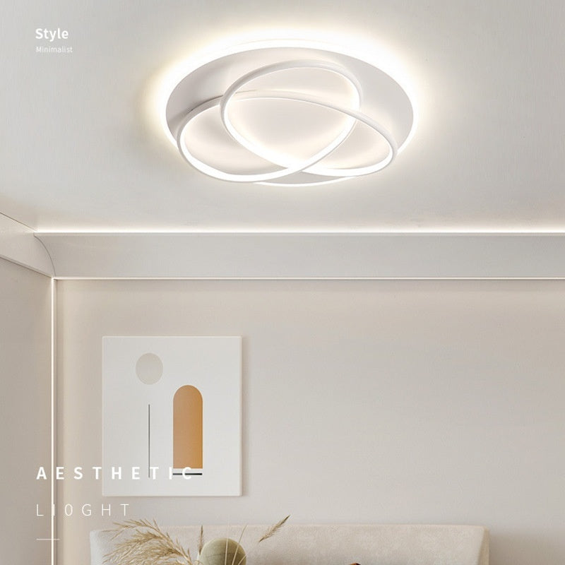 Clover LED Ceiling Lamp Nordic Modern Luxury Light for Living Room Bedroom Warm Home Lighting
