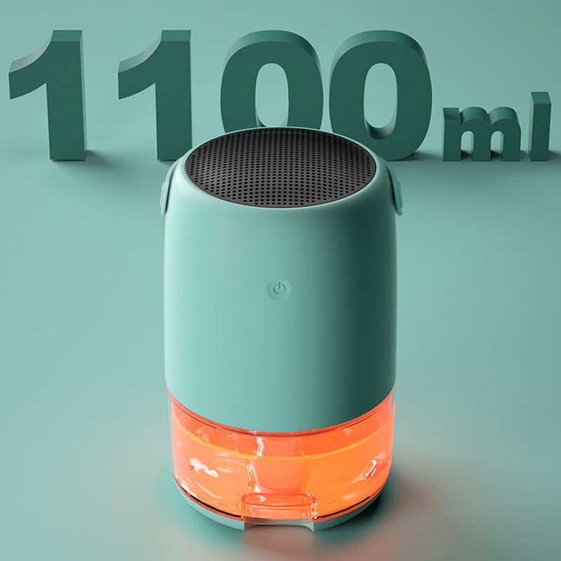 Bedroom Small Dry Air Dehumidifier Compact Moisture Absorber Air Purification Device for Home Use
