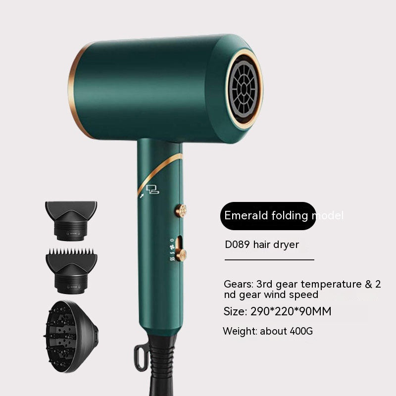 Folding Anion Hair Dryer High Power Constant Temperature Fast Drying Professional Hair Blow Dryer