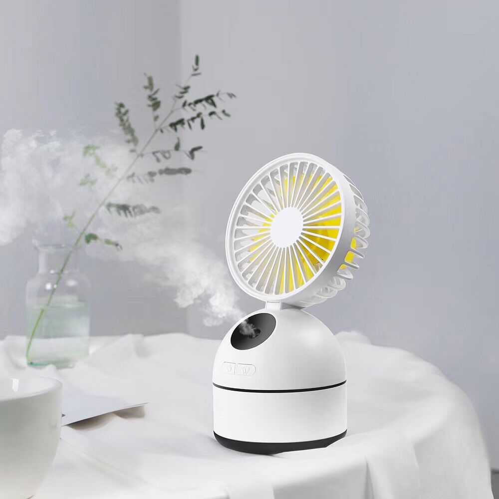 Fan Humidifier Portable Air Cooling Fan with Mist Spray Ultrasonic Humidifier for Home and Office Use
