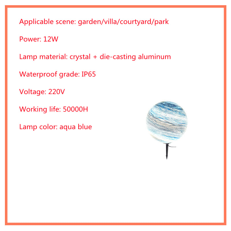 Solar Lawn Outdoor Waterproof Garden Ground Lamp Villa Landscape LED Grass Light Yard Pathway Lighting