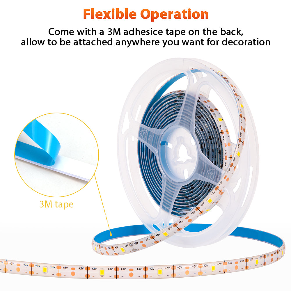 Solar Lights Strip with 90LED Waterproof Outdoor Garden Decorative LED Strip Light for Pathway Fence Patio